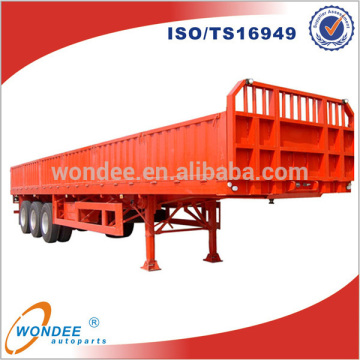 China Manufactuer 40 Feet Fence Trailer Tri-axle