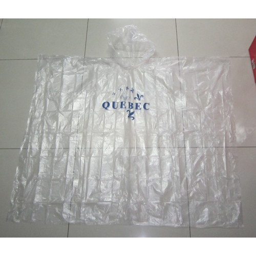 cheap price stock PE rain poncho