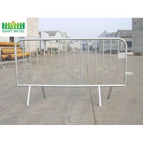 Galvanized Road Satety Crowd Control Barrera