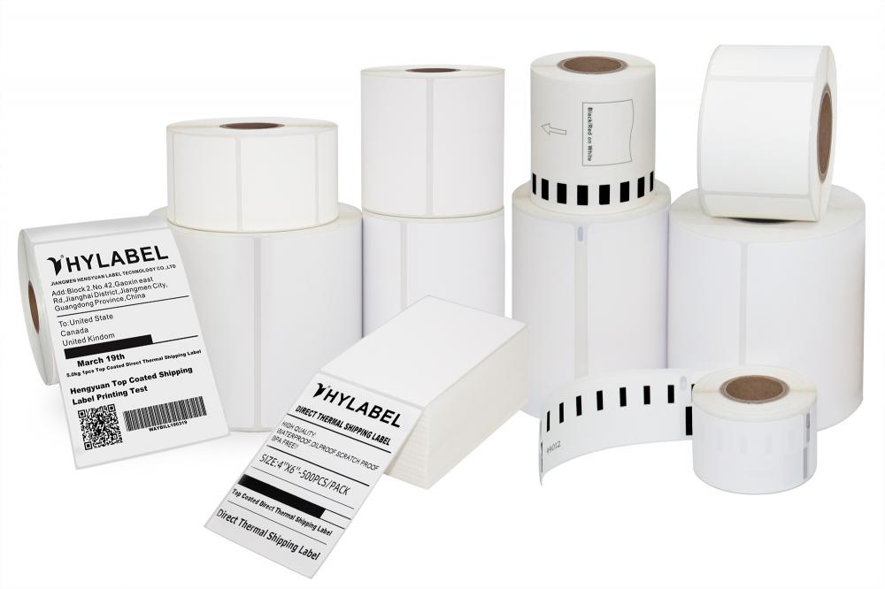 A6 thermal sticker paper 100x150mm waybill sticker para sa packaging