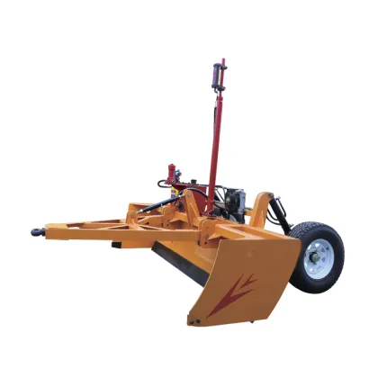 High efficiency agricultural laser land leveler