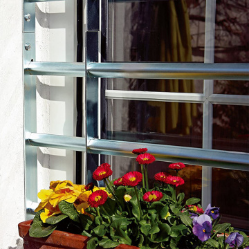 Erweiterbare verstellbare Fensterschutzvorrichtungen zur Diebstahlsicherung