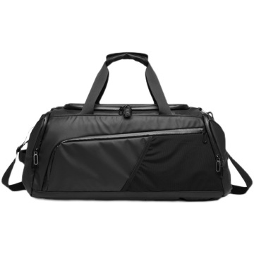 Wholesale Waterproof Black Backpack Travel Bag Set with Anti-theft Features and Customized Logo