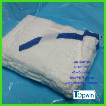 13 thread 45x45cm pre-washed sterile lap sponge