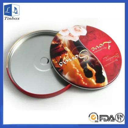 Metal Wedding CD DVD Tin Box Case