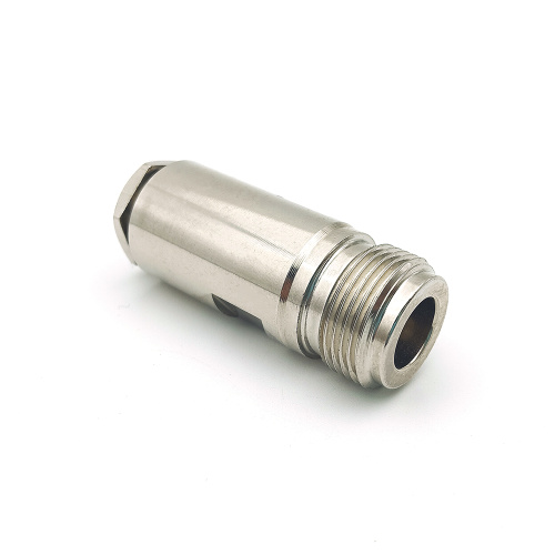 Straight N Female Clamp/Solder Coaxial Cable Connector