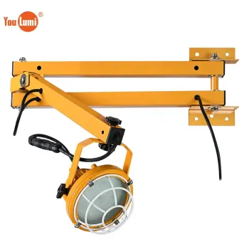 YouLumi New Swing Arm 30W/50W LED Loading Dock Light for Warehouse Equipment