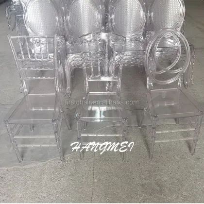 China Factory Wholesale Popular Resin Integral Wedding Hall Crystal Chair