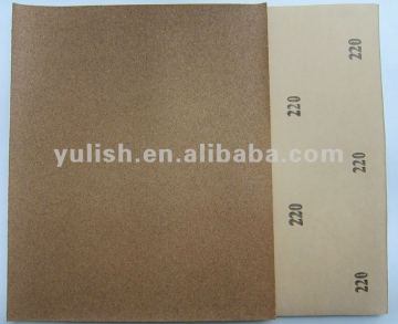 DIY products quartz abrasive sand paper