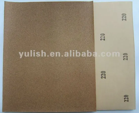 DIY products quartz abrasive sand paper