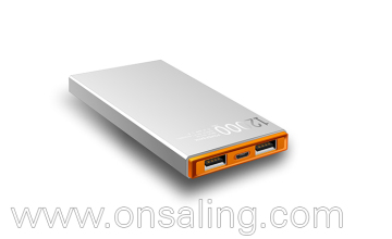 DC5V /2.1A Aluminum alloy Power bank 10000mAh/12000mAh