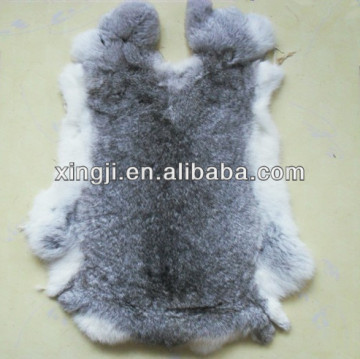 natural color real rabbit fur chinchilla skin