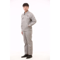 Spring And Autumn Engineering Gray Anti-Static Oil Uniform