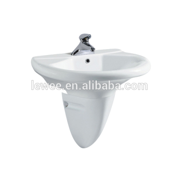 good quality new design half wall hung basin