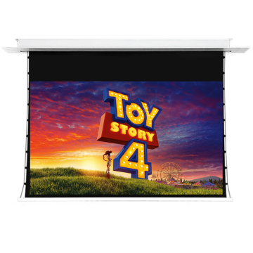 110 Inch ALR Motorized Ceiling Recessed Projector Screen