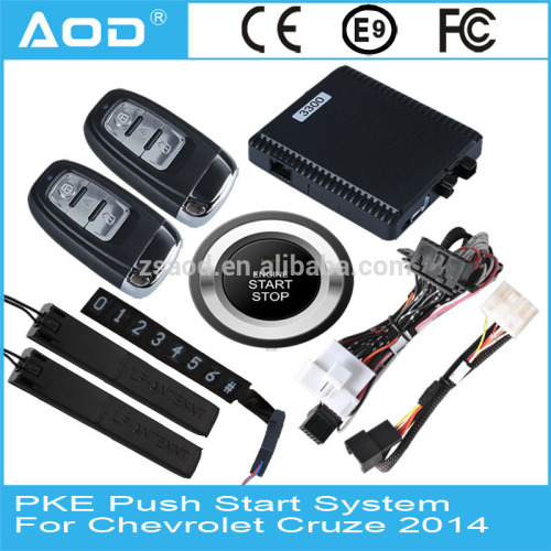 For Chevrolet Cruze 2014 Auto Engine PKE remote start button start