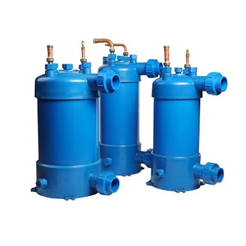 Factory Direct Freon Cooling Titanium Tube PVC Shell Heat Exchanger for Swimming Pools