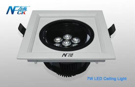 7w Cool White Ra 90 Led Indoor Ceiling Lights , Aluminum Led Ceiling Light