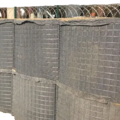 Gabion box for Sentry tower protection