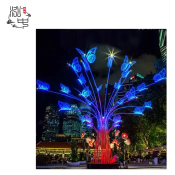 High Pole Landscape Lights for Outdoor Park Squares and Scenic Areas