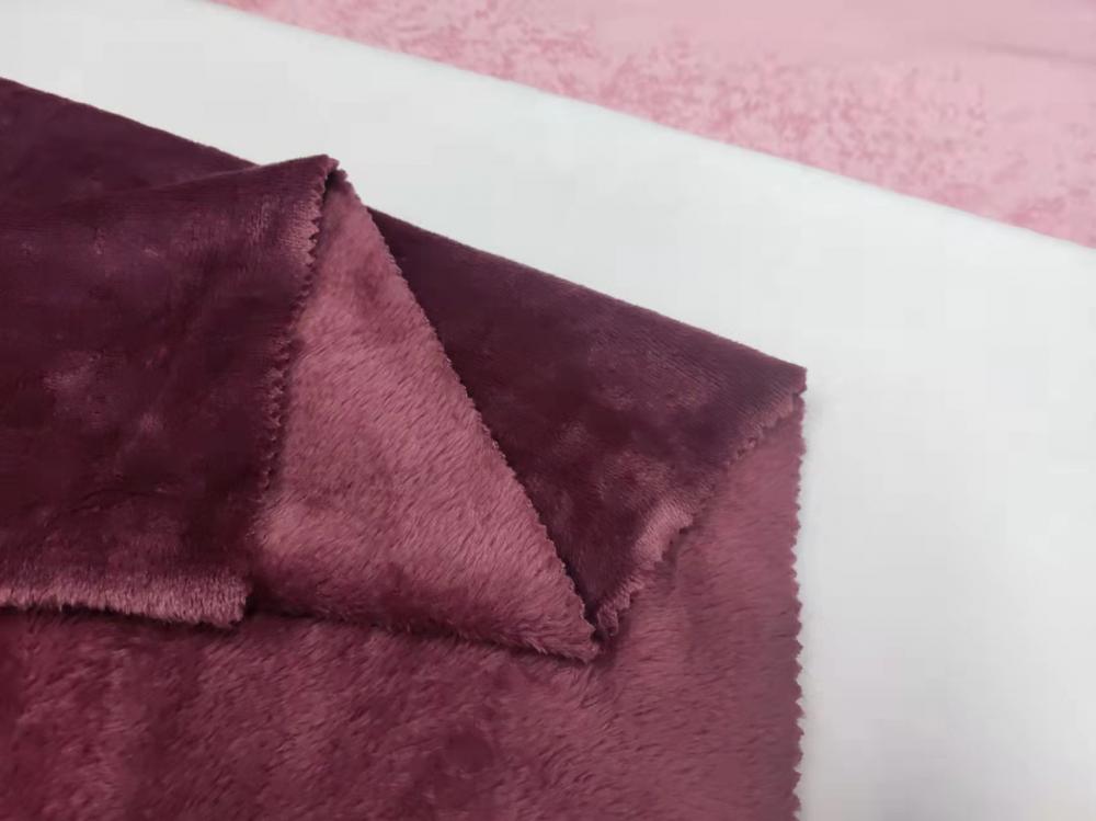 100 Polyester Double Side Flannel Knitting Fabric 3 Jpg