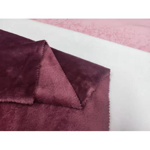100%Polyester Double Side Flannel Knitting Fabric