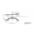 Topes de puerta industriales novedosos de acero al carbono con revestimiento de cromo