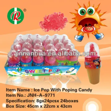 Ice Pop with Poping Candy