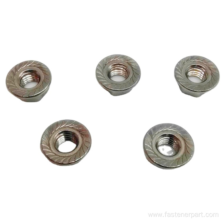 304 Stainless Steel Din6923 Hex Flang Nut