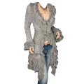 Womens Cardigan Gothic Steampunk Slim Fit Lace Cardigan