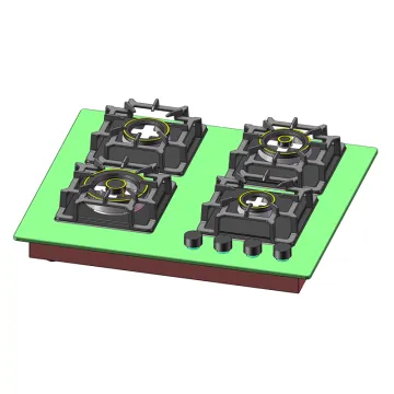 4 Burner Stainless Steel Built-In Gas Hob