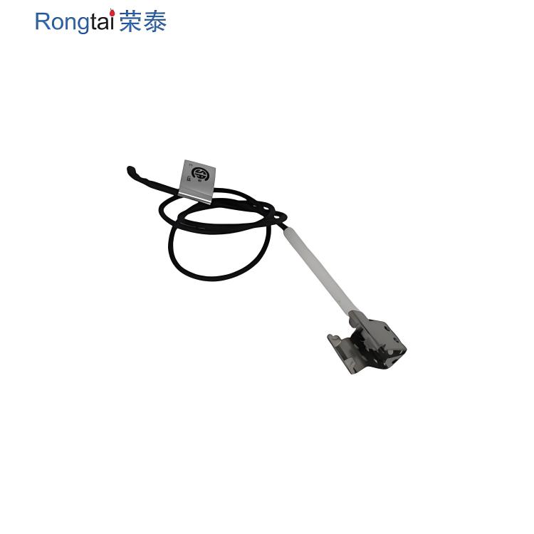 Ceramic spark plug ignition electrode needle