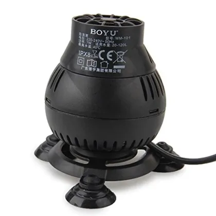 Boyu WM-101 Water Pump and Wave Maker for Aquariums: Models WM-15, WM-25, WM-101 - 7W Power