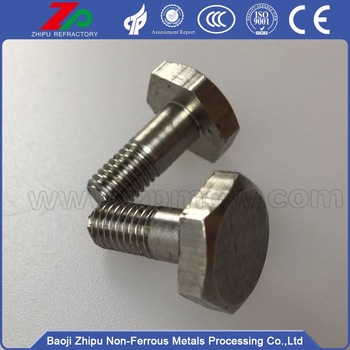 Pure tantalum price per kg tantalum hexagon bolt