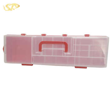 PORTABLE STORAGE PLASTIC BOX FOR FISHING TOOLS AND LURES - HW470