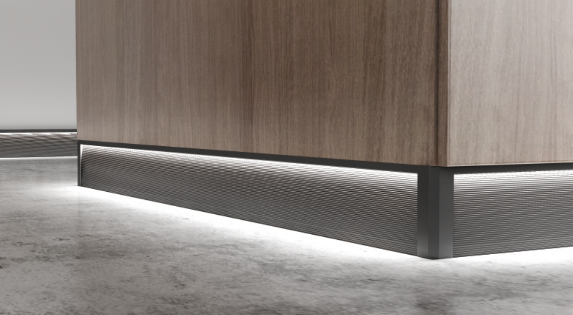 aluminium kitchen kickboards