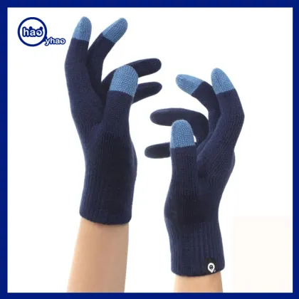 Yhao Brand promotion gifts hot sale touch screen gloves women men colorful hand gloves