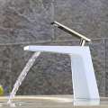 Brass Square Matte Black Basin Faucet