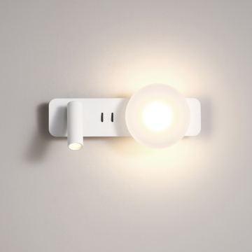 Modern 4.5W Bedroom Indoor Decorative Hotel LED Wall Reading Light