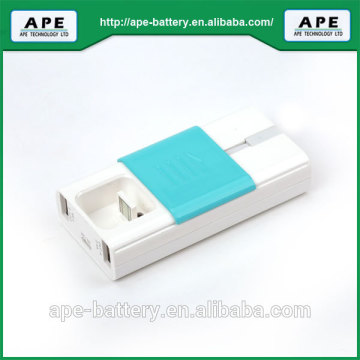 Portable dual usb power bank with large output current 3.5A