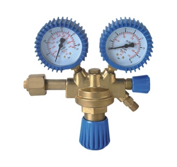 Full Brass Italian Style Oxygen Regulator with Adjustable Knob for Europe MIG/MAG