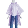 Imperméable jetable PE Rain Poncho In Ball