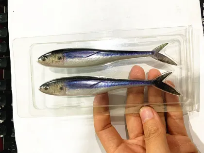 3D Printed Swim Shad Minnow Bass Fishing Lure Soft Bait Mackerel