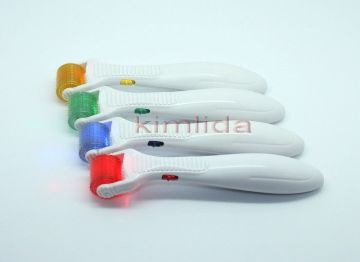 200 Needles Led Vibrating Medical Derma Roller Micro Needle For Cellulite