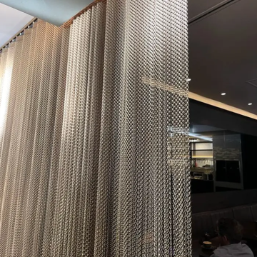 colorful Decorative Metal Mesh Drapery