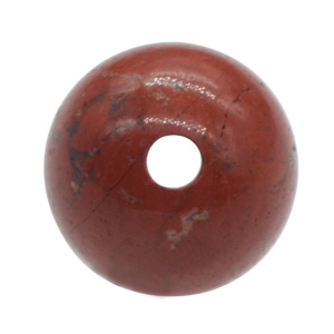 Red Jasper 18MM Round Beads Drilled Large Hole 5MM for Making Jewelry