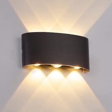 6 Watts LED Outdoor Wall Light Fixture - Waterproof Gate Lamp