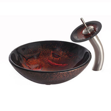 Wash Basin Glass BowlModern Bathroom Basin 4175