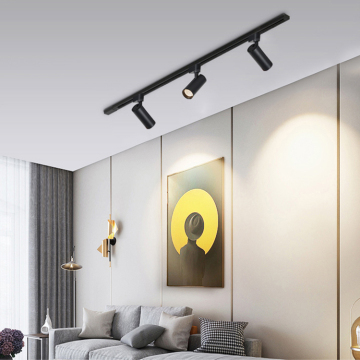 Manyetik Demiryolu Montajı 25W COB LED TRACH Işık Moda Basit Tasarım Mağazaları