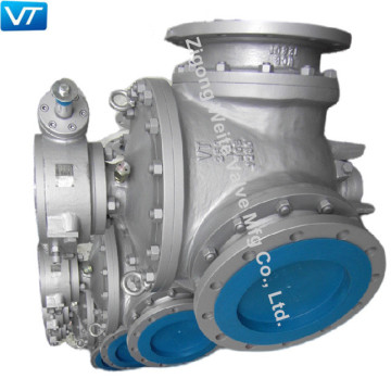 Y-type 120 degree motorized three way ball valve